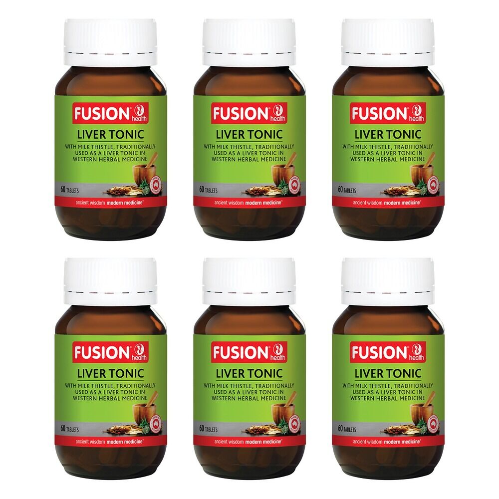 Fusion Health Liver Tonic 60 Tablets Pack of 6
