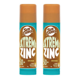 Sun Zapper Extreme Zinc Stick Bronze 15g Pack of 2