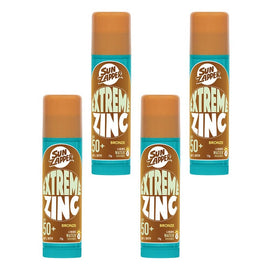 Sun Zapper Extreme Zinc Stick Bronze 15g Pack of 4