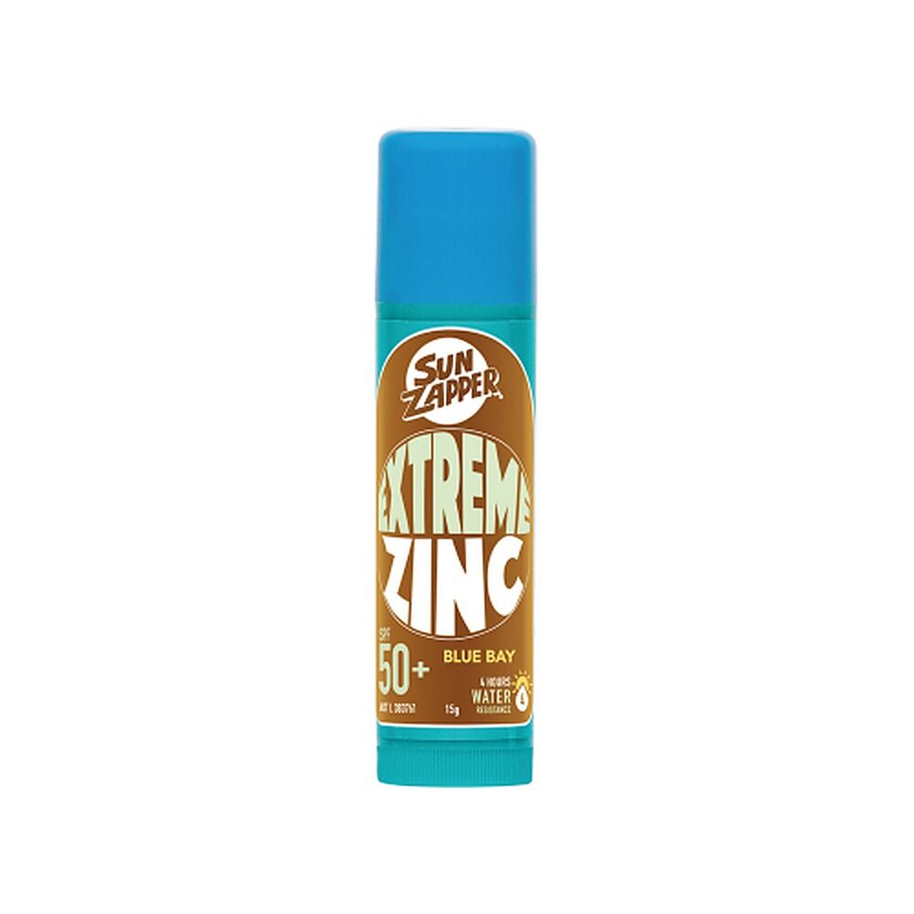 Sun Zapper Extreme Zinc Stick Blue Bay 15g