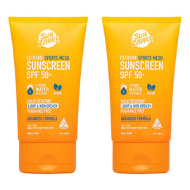 Sun Zapper Extreme Sports Mesh Sunscreen Lotion SPF50+ 90mL Pack of 2