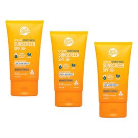 Sun Zapper Extreme Sports Mesh Sunscreen Lotion SPF50+ 90mL Pack of 3