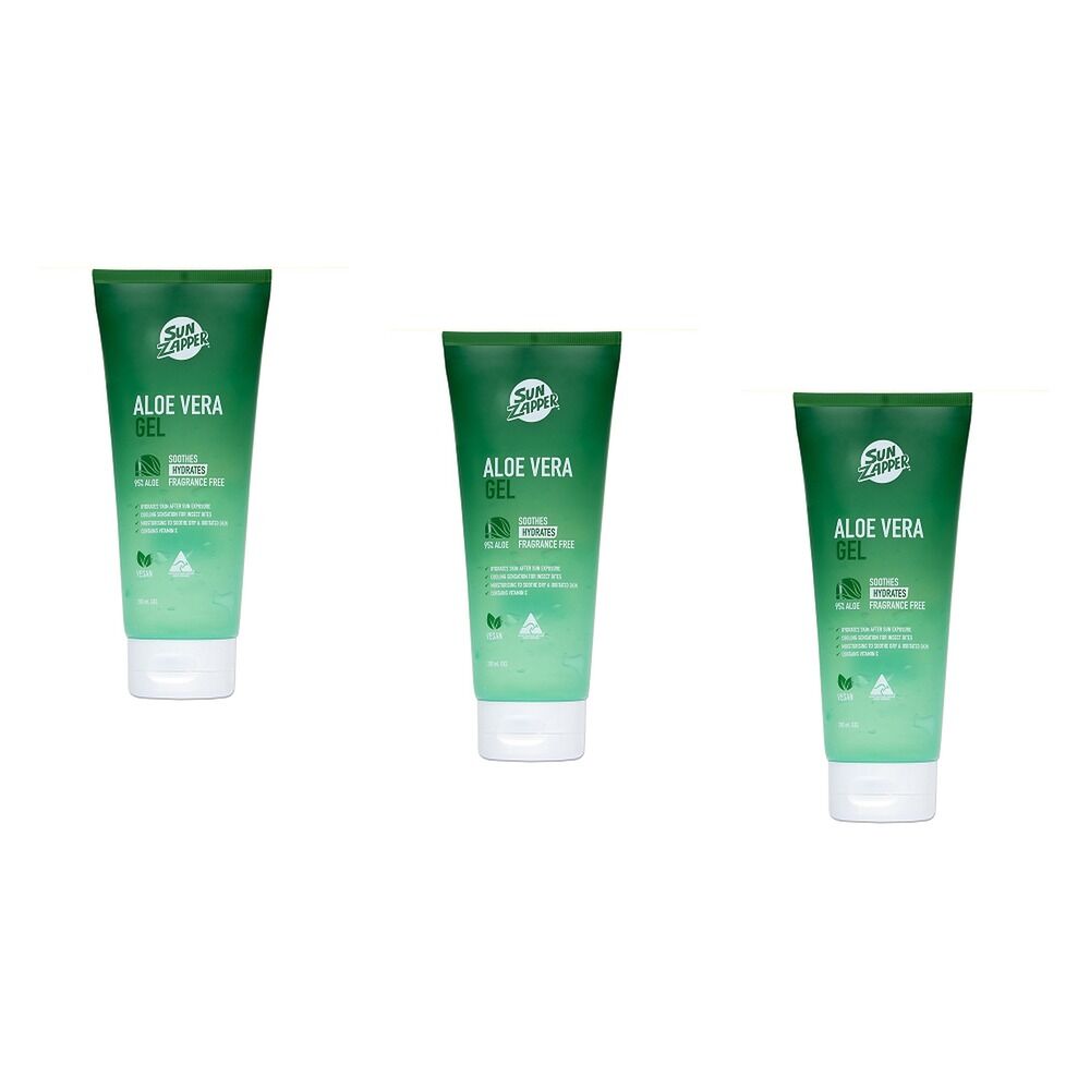 Sun Zapper Aloe Vera Gel 200mL Pack of 3