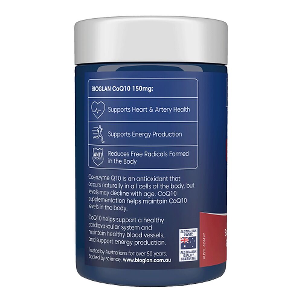 Bioglan CoQ10 150mg Heart Health 150 Capsules