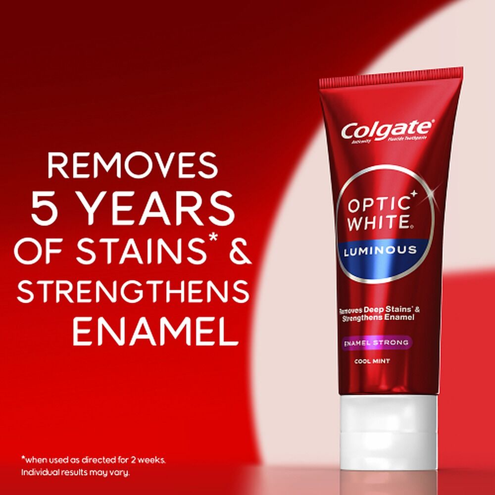 Colgate Optic White Luminous Enamel Whitening Toothpaste 85g