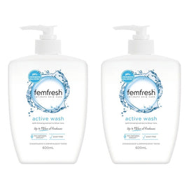 Femfresh Active Wash 600mL Pack of 2