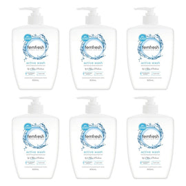 Femfresh Active Wash 600mL Pack of 6