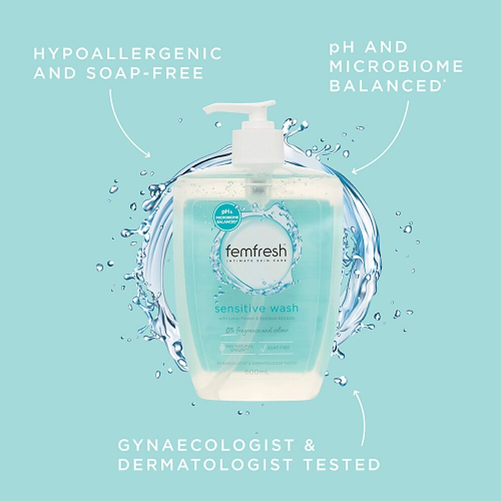 Femfresh Sensitive Wash 600mL