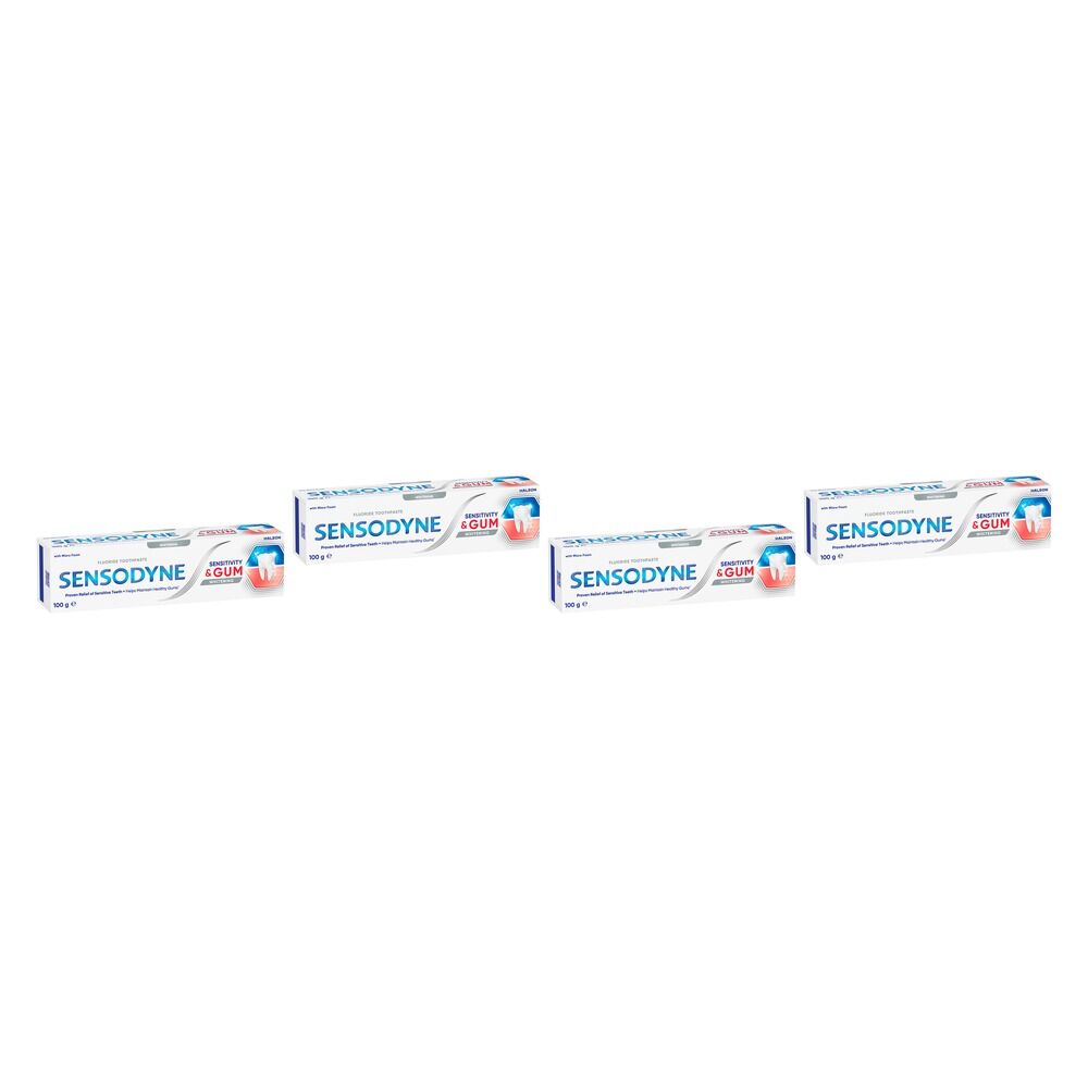 Sensodyne Sensitivity & Gum Whitening Toothpaste 100g Pack of 4