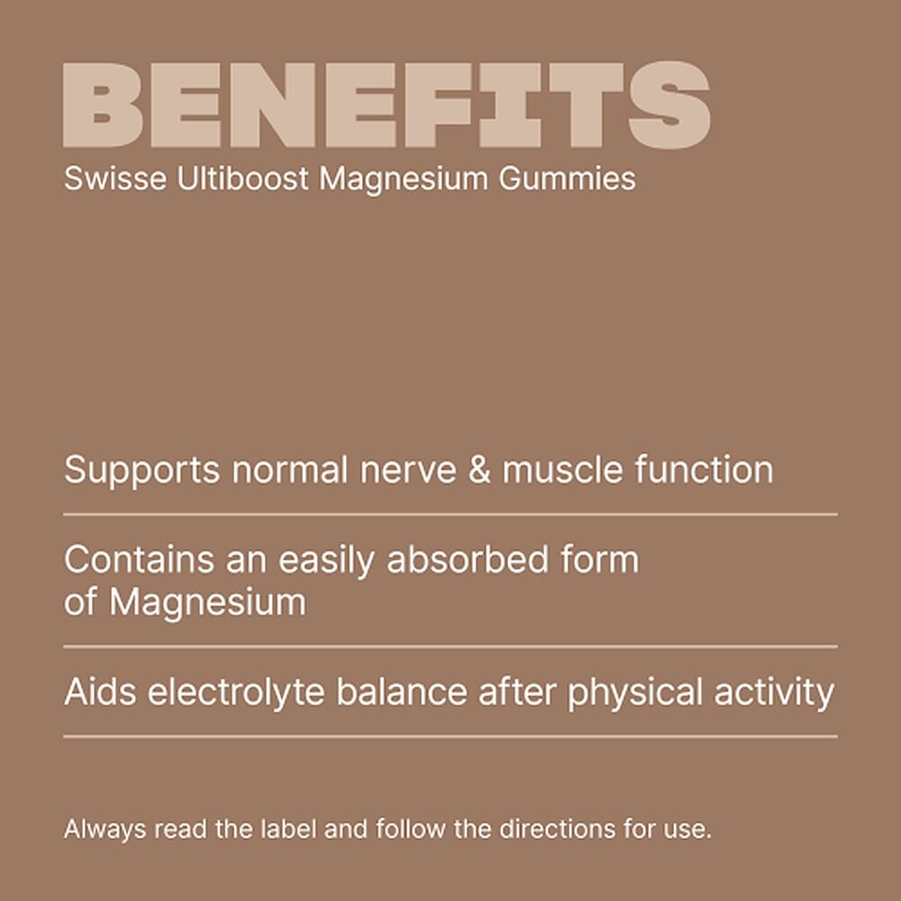 Swisse Ultiboost Magnesium Gummies Orange 60 Gummies