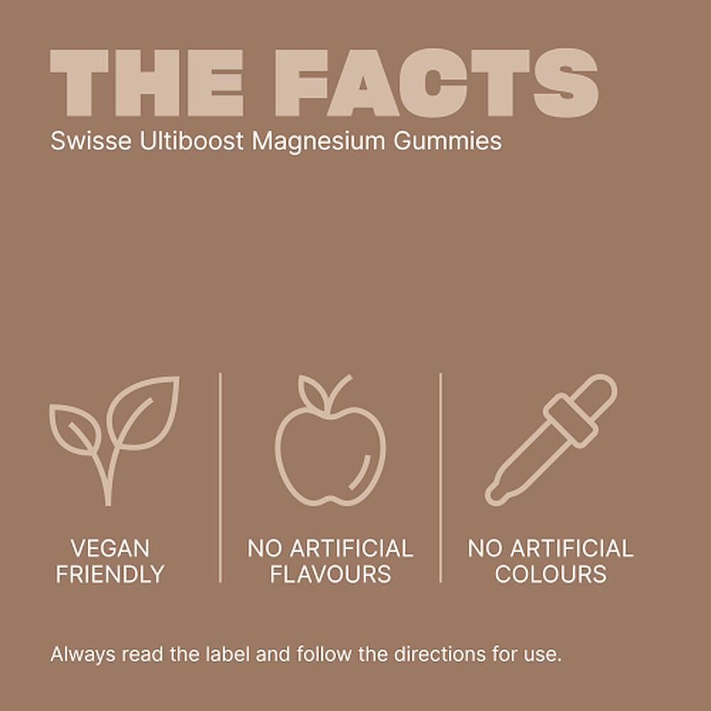 Swisse Ultiboost Magnesium Gummies Orange 60 Gummies