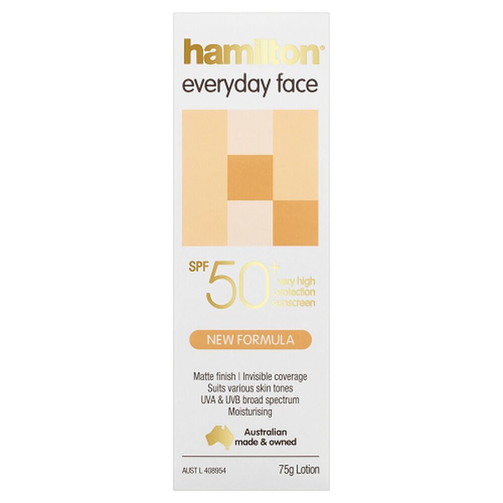Hamilton Everyday Face Lotion SPF 50+ 75g