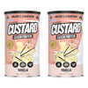 Muscle Nation Custard Casein Protein Vanilla 400g Pack of 2