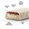 Muscle Nation Protein Custard Bar White Chocolate Raspberry 60g x 12