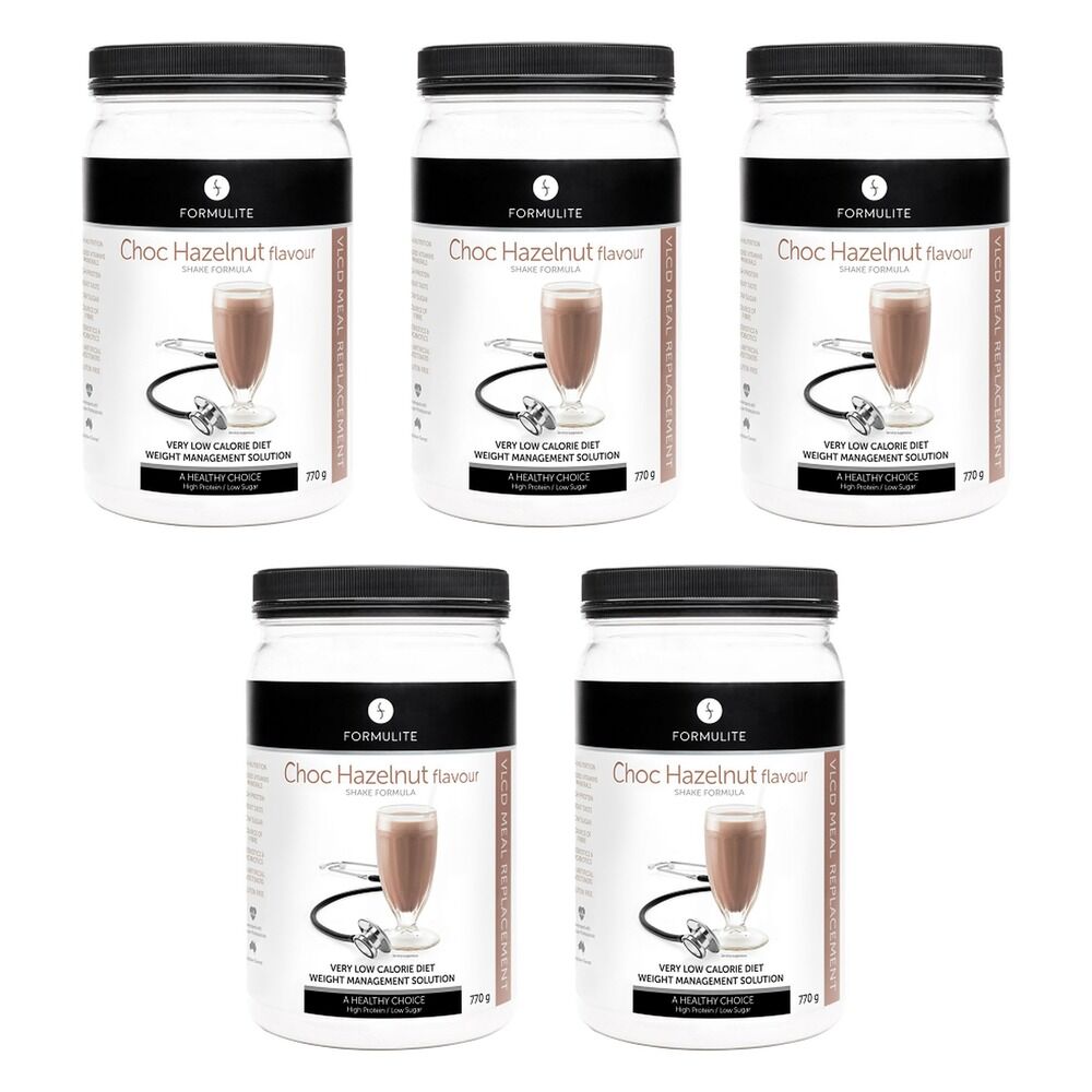 Formulite Meal Replacement Shake Choc Hazelnut 770g Pack of 5