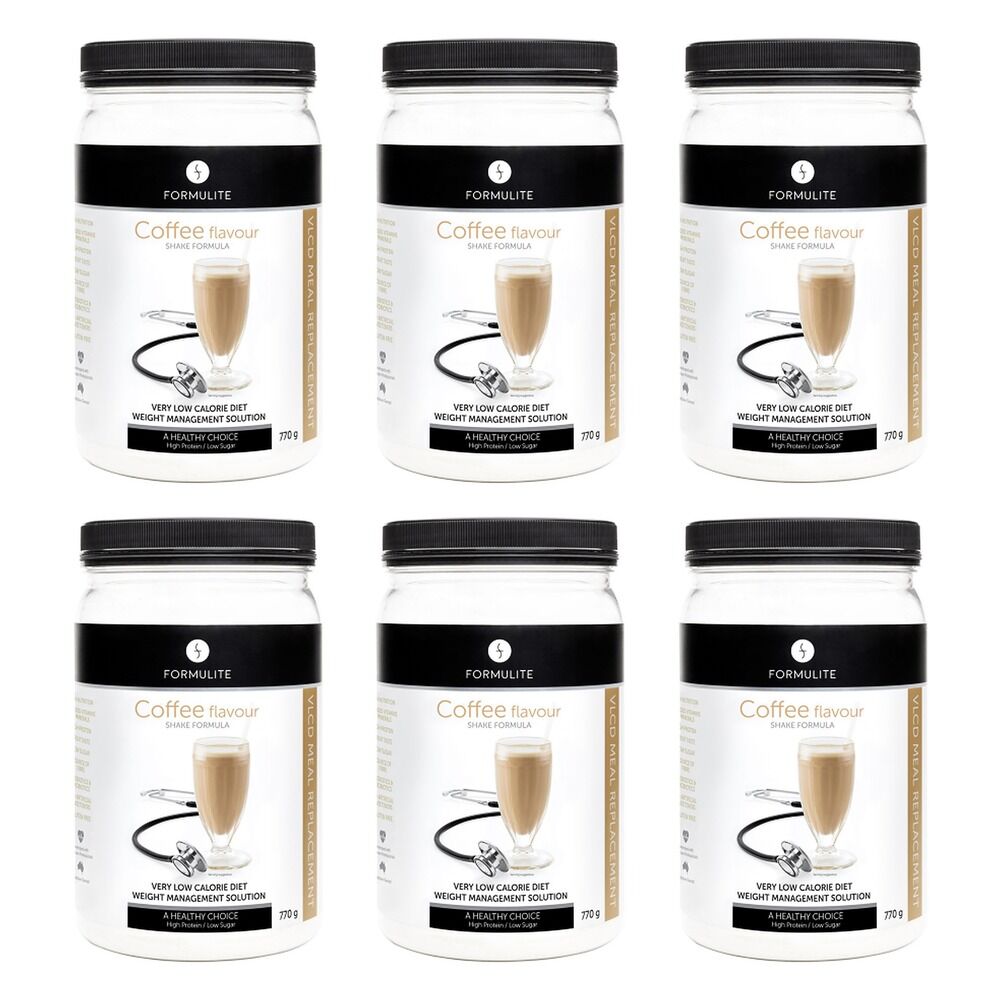 Formulite Meal Replacement Shake Coffee 770g Pack of 6