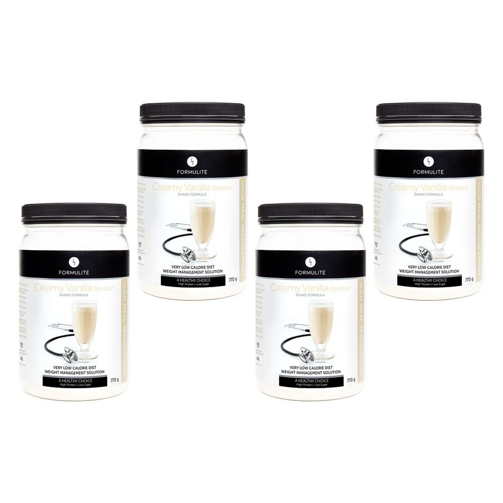 Formulite Meal Replacement Shake Creamy Vanilla 770g Pack of 4