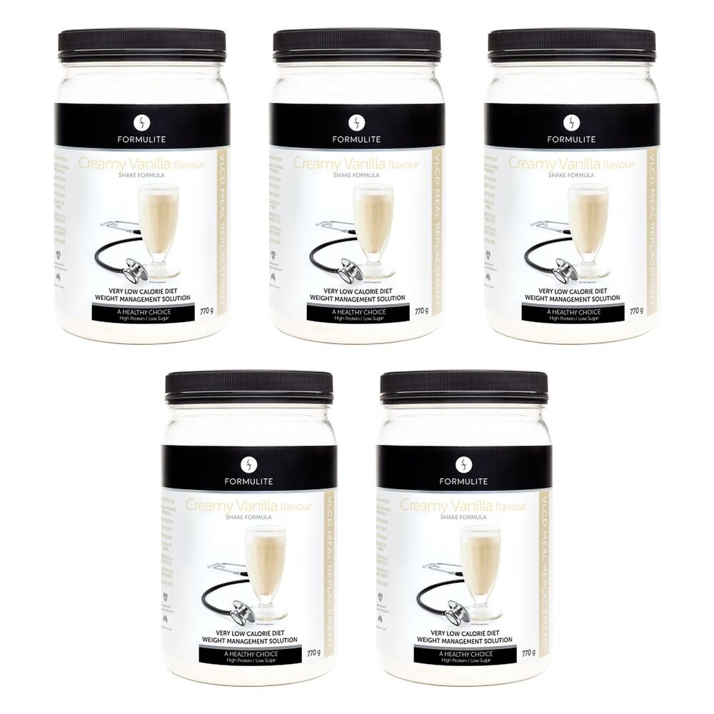 Formulite Meal Replacement Shake Creamy Vanilla 770g Pack of 5
