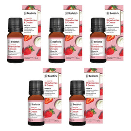 Bosisto's Strawberries & Cream Diffuser Oil 10mL Pack of 5