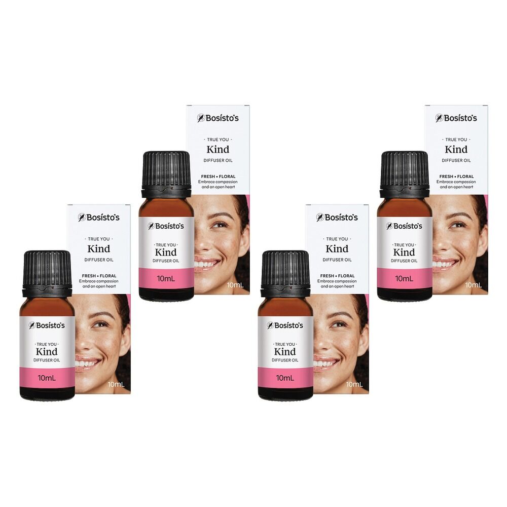 Bosisto's True You Kind Diffuser Oil 10mL Pack of 4