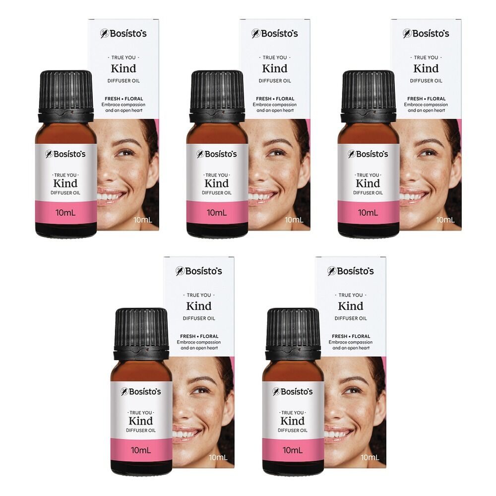 Bosisto's True You Kind Diffuser Oil 10mL Pack of 5