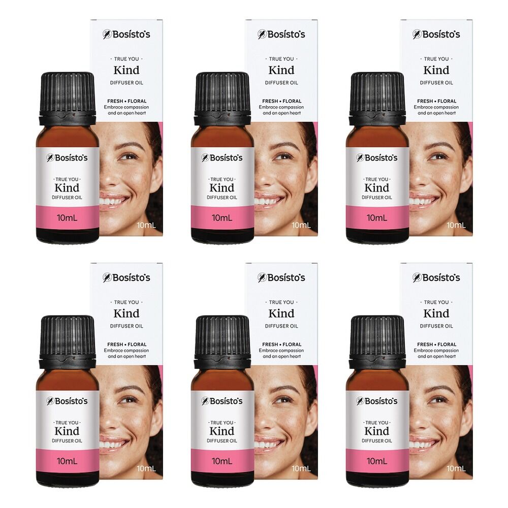 Bosisto's True You Kind Diffuser Oil 10mL Pack of 6