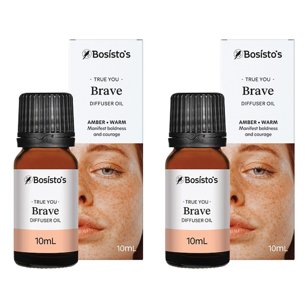 Bosisto's True You Brave Diffuser Oil 10mL Pack of 2