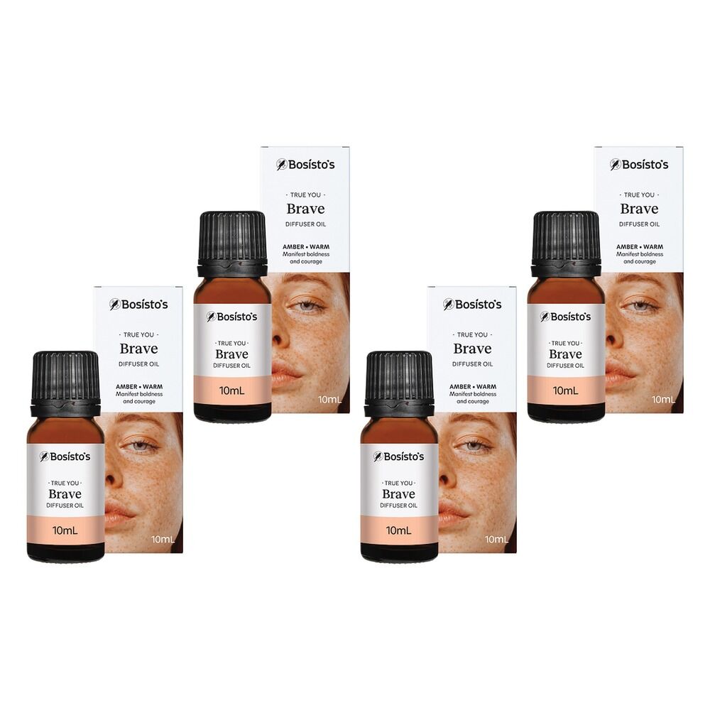 Bosisto's True You Brave Diffuser Oil 10mL Pack of 4