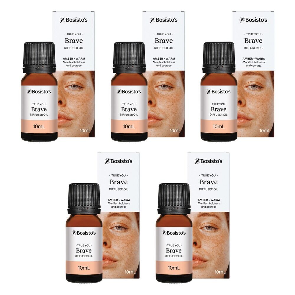 Bosisto's True You Brave Diffuser Oil 10mL Pack of 5