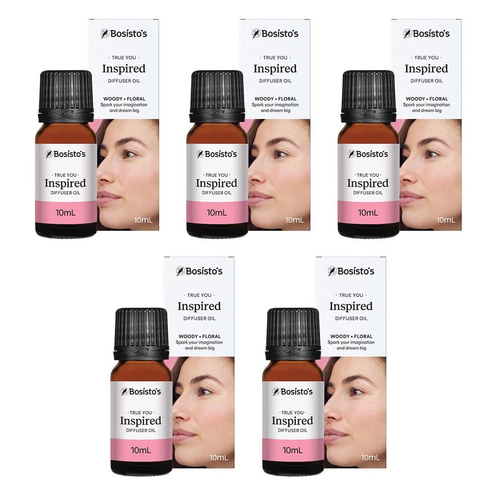 Bosisto's True You Inspired Diffuser Oil 10mL Pack of 5