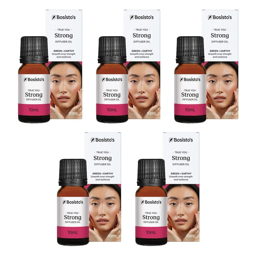 Bosisto's True You Strong Diffuser Oil 10mL Pack of 5