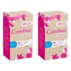 Carefree Organics Unscented Liners 30 Pack Bundle of 2