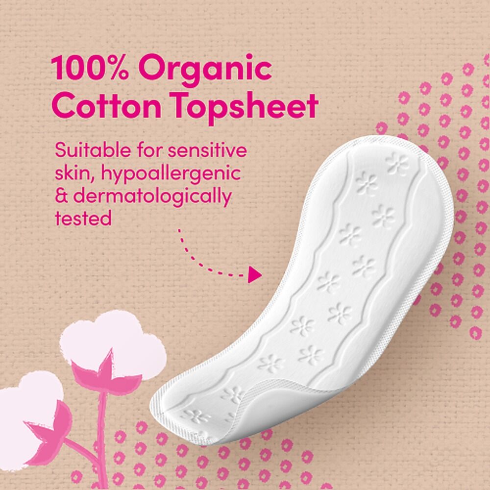 Carefree Organics Unscented Liners 30 Pack