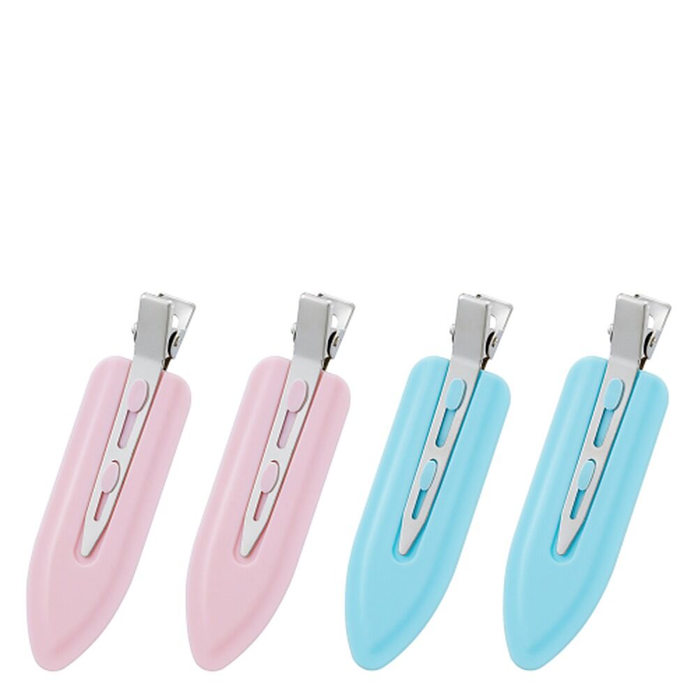 Lady Jayne Multi-Coloured Creaseless Clips Assorted Colours 4 Pack x 3