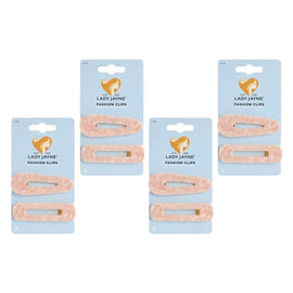 Lady Jayne Fashion Clips Assorted Colours 2 Pack Bundle of 4