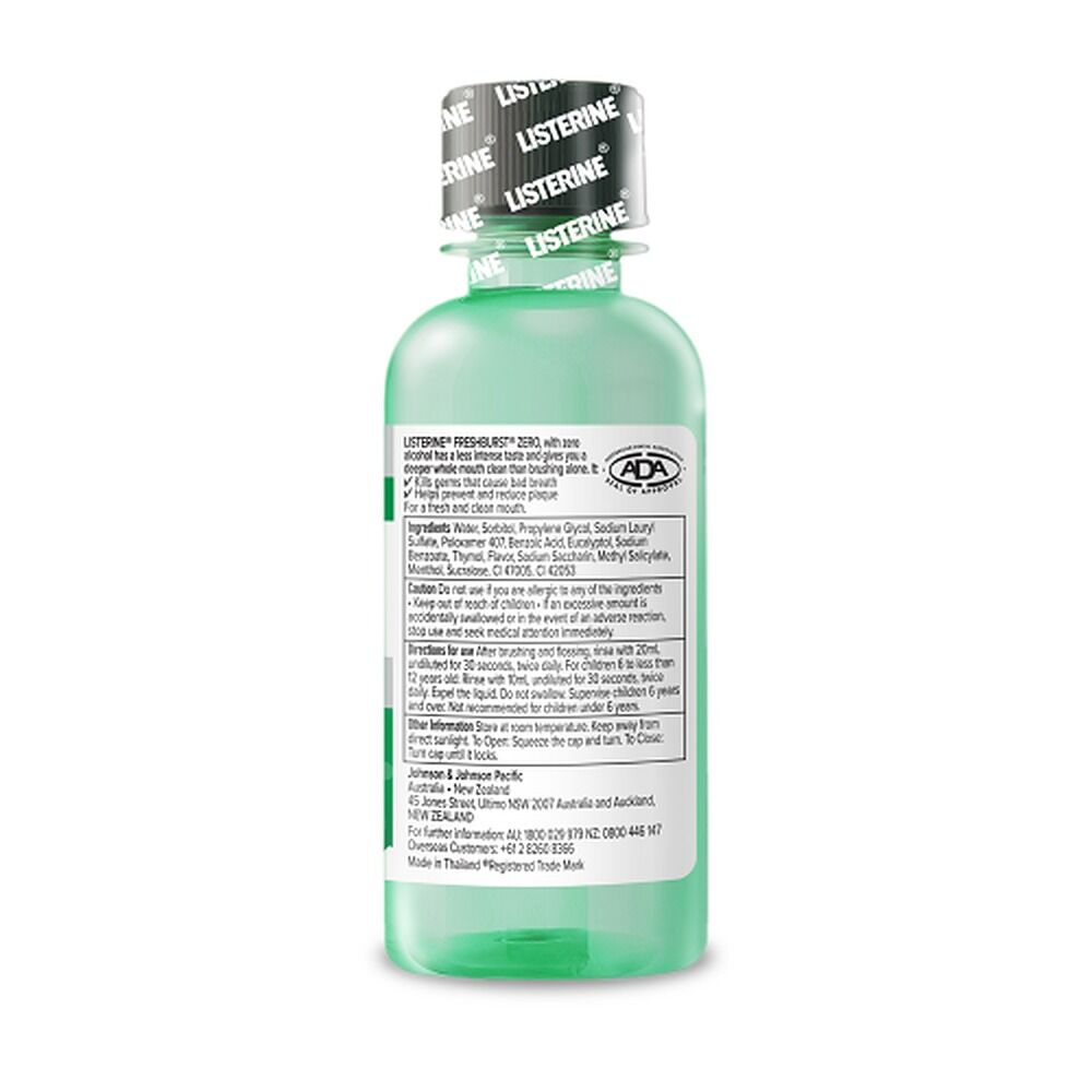 Listerine Freshburst Zero Mouthwash 100mL