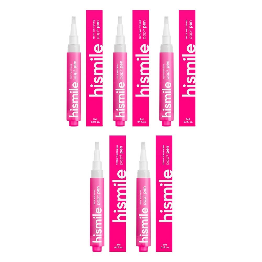 HiSmile PAP+ Teeth Whitening Pen 3mL Pack of 5