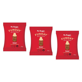 Fun Day Sour Cola Gummy Bottles 50g x 12 Bundle of 3