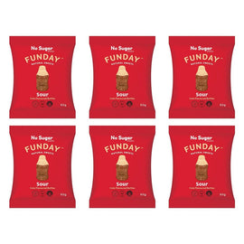 Fun Day Sour Cola Gummy Bottles 50g x 12 Bundle of 6