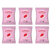 Fun Day Natural Sweets Strawberry & Cream Flavoured Gummies 50g x 6 Bundle of 6