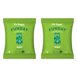 Fun Day Sour Gummy Bears 50g x 12 Bundle of 2