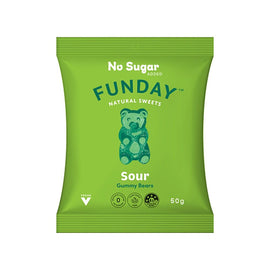 Fun Day Sour Gummy Bears 50g x 12