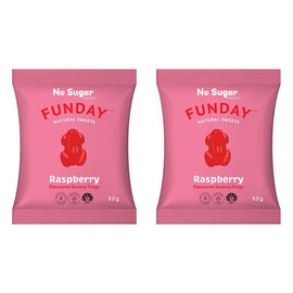 Fun Day Raspberry Frogs 50g x 12 Bundle of 2