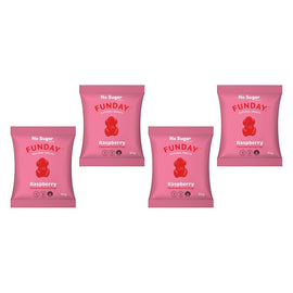 Fun Day Raspberry Frogs 50g x 12 Bundle of 4