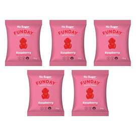 Fun Day Raspberry Frogs 50g x 12 Bundle of 5