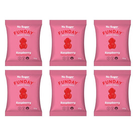 Fun Day Raspberry Frogs 50g x 12 Bundle of 6