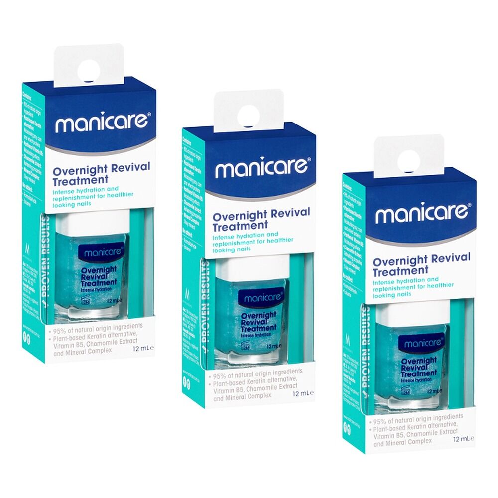 Manicare Overnight Revival Treatment 12mL Pack of 3