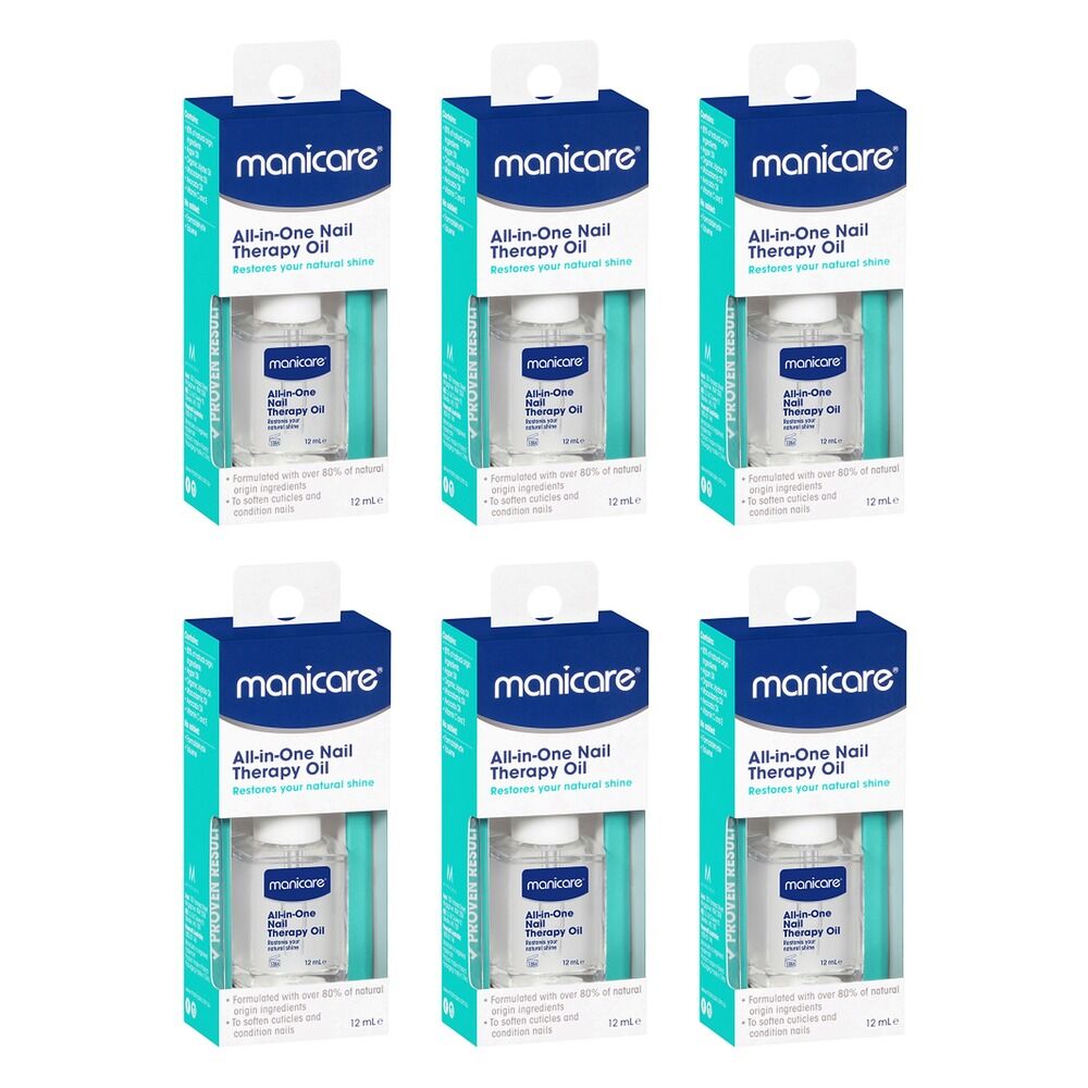 Manicare All-in-One Nail Therapy Oil 12mL Pack of 6