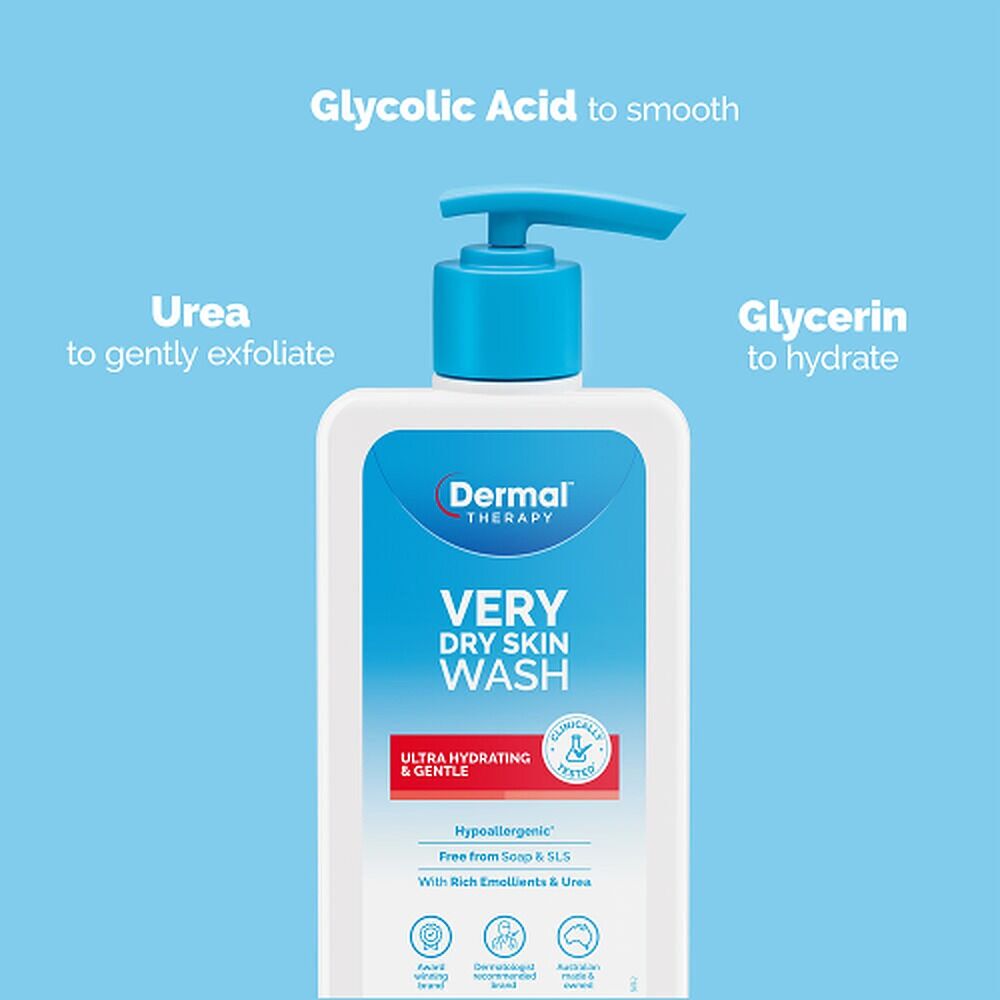 Dermal Therapy Very Dry Skin Wash 750mL