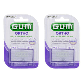 G.U.M Orthodontic Wax Plain Pack of 2